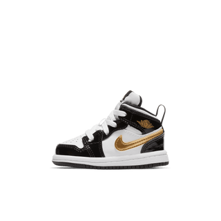 AIR JORDAN 1 MID SE (TD) "BLACK / GOLD"