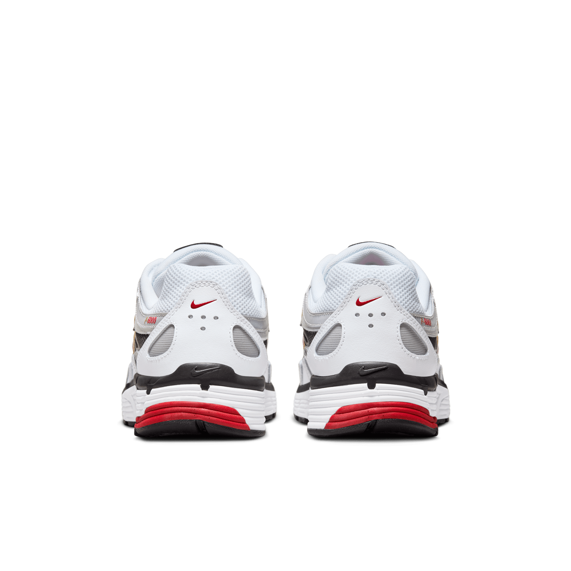 NIKE P-6000 - RED / METALLIC PLATINUM