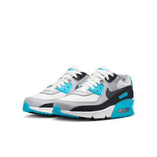 AIR MAX 90 LTR (GS) - PLATINUM TINT / BLUE LIGHTNING