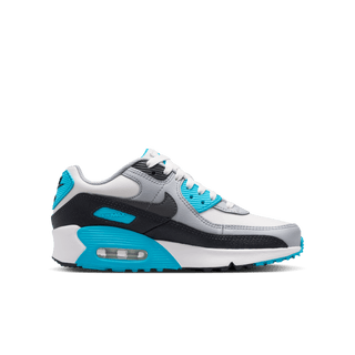 AIR MAX 90 LTR (GS) - PLATINUM TINT / BLUE LIGHTNING