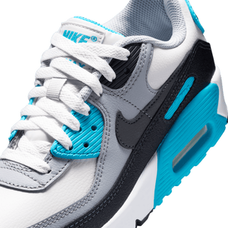 AIR MAX 90 LTR (GS) - PLATINUM TINT / BLUE LIGHTNING