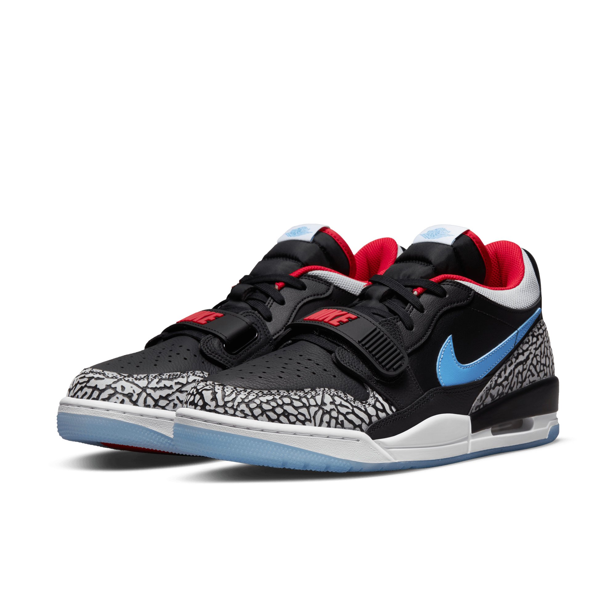 JORDAN LEGACY 312 LOW - BLACK / VALOR BLUE