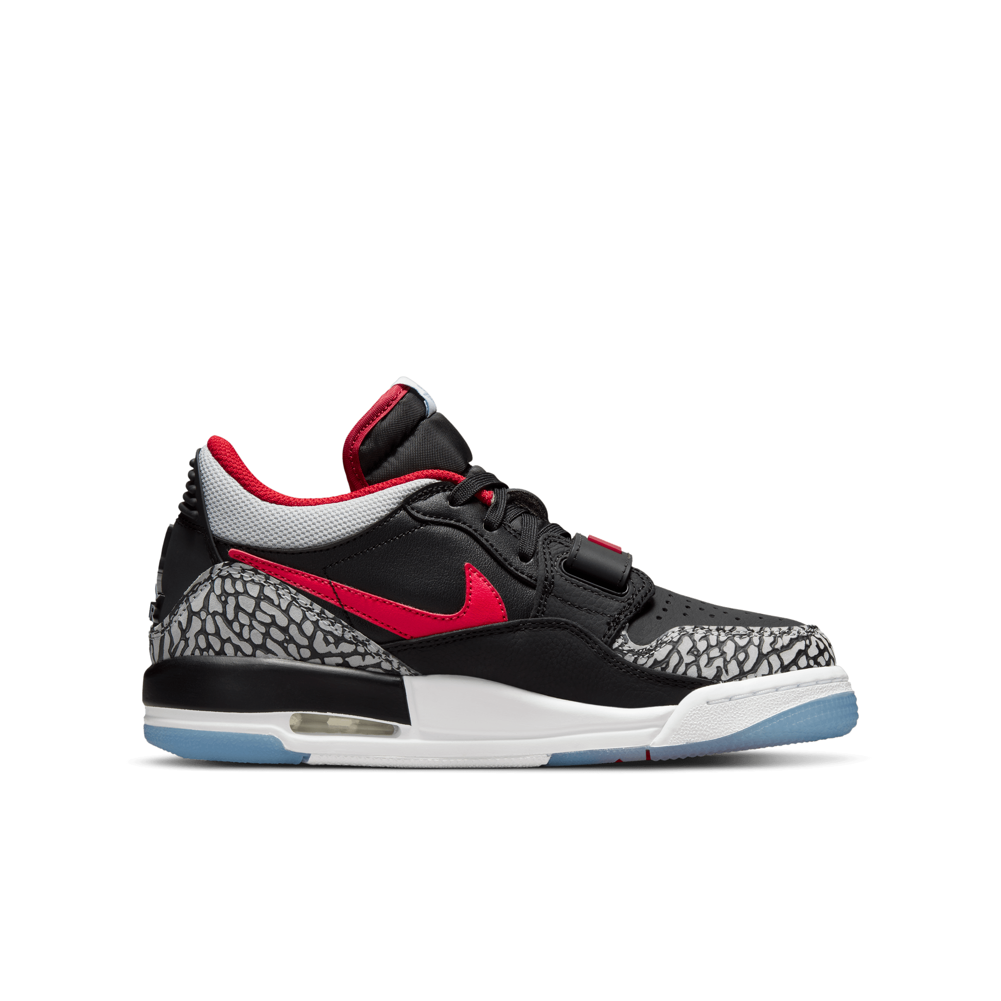 JORDAN LEGACY 312 LOW (GS) - BLACK / VALOR BLUE
