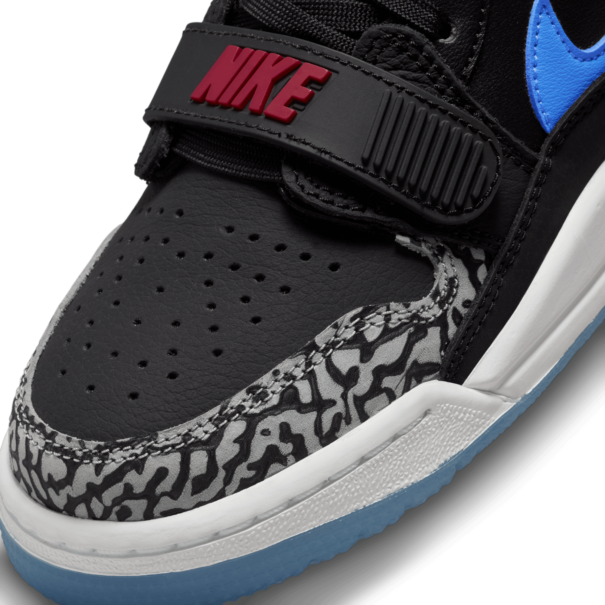 JORDAN LEGACY 312 LOW (GS) - BLACK / VALOR BLUE