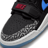JORDAN LEGACY 312 LOW (GS) - BLACK / VALOR BLUE