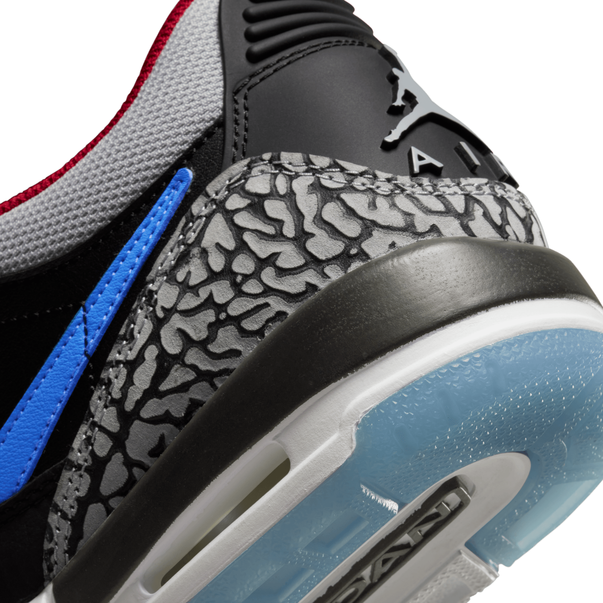 JORDAN LEGACY 312 LOW (GS) - BLACK / VALOR BLUE