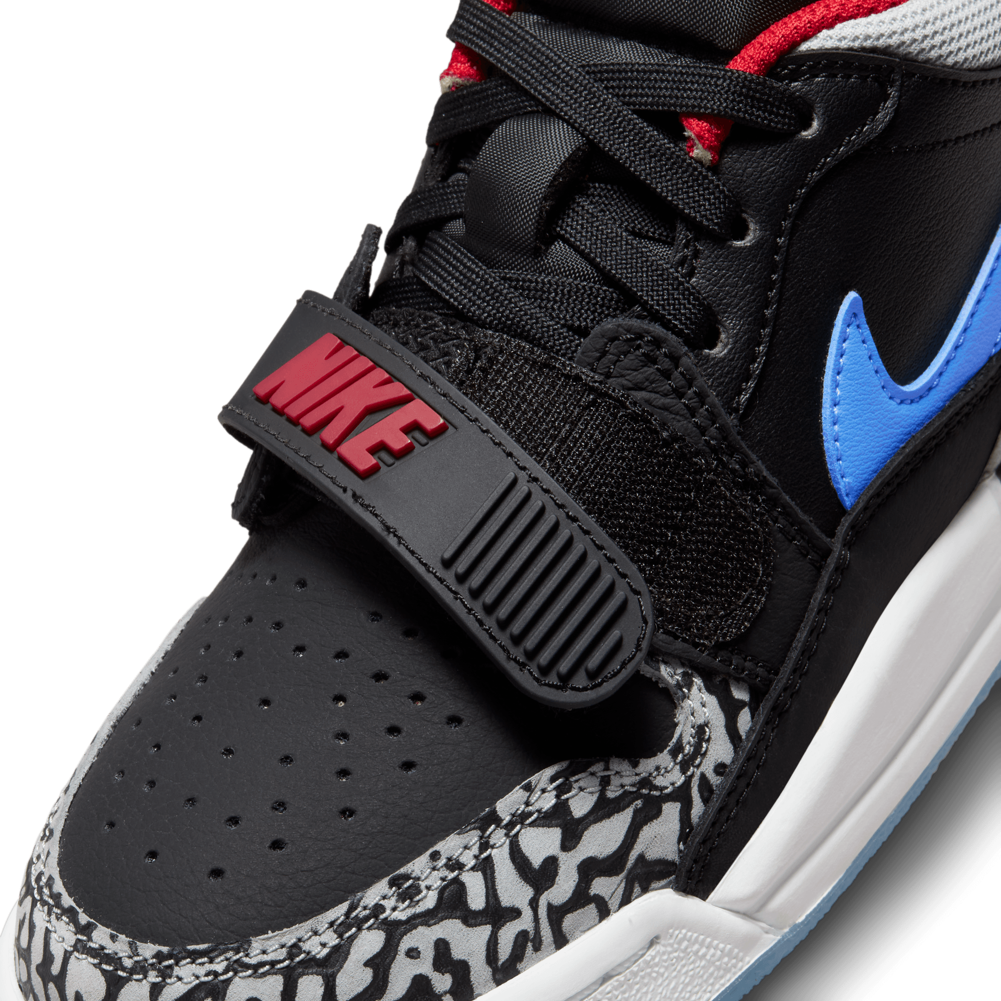 JORDAN LEGACY 312 LOW (GS) - BLACK / VALOR BLUE