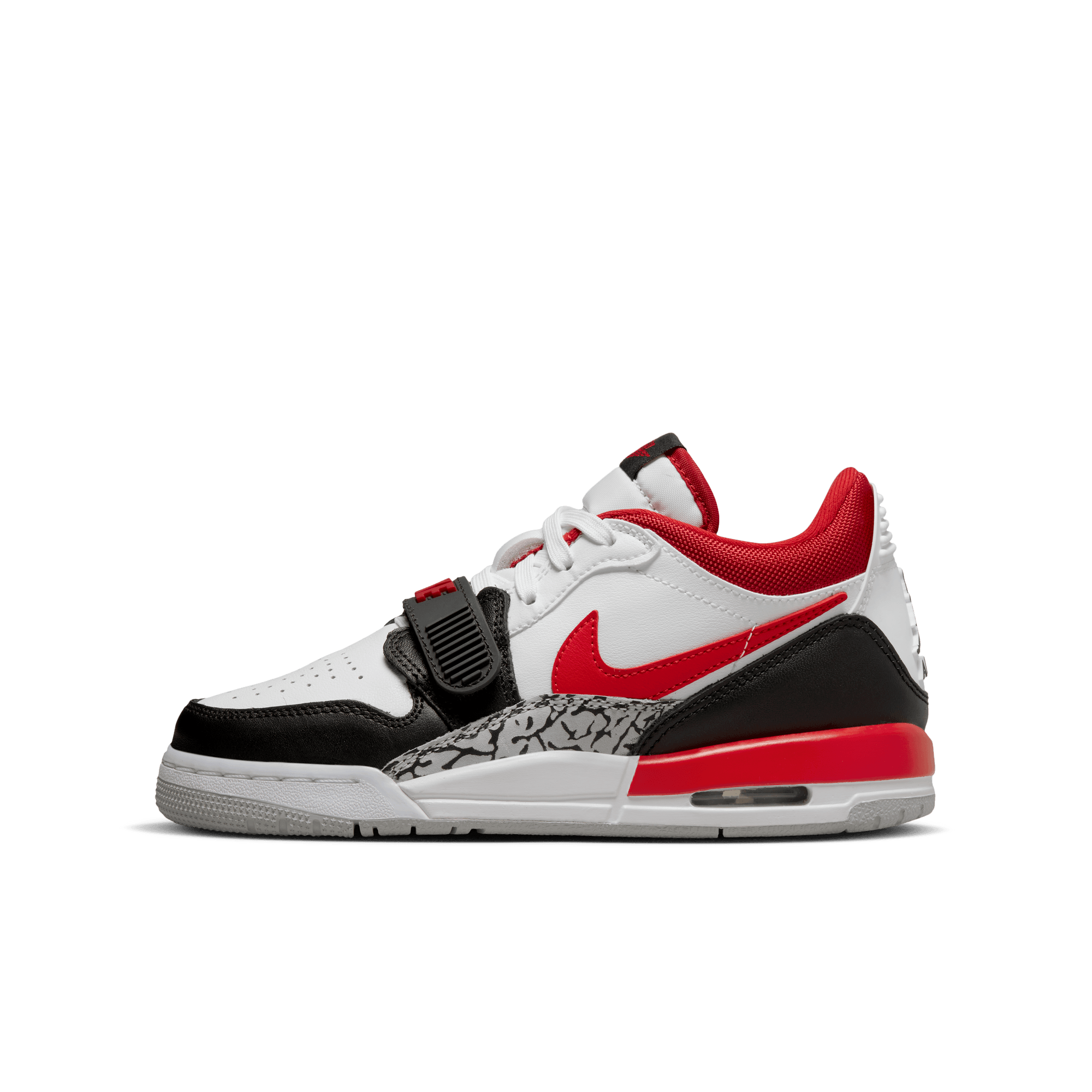 JORDAN LEGACY 312 LOW "GS) "FIRE RED"