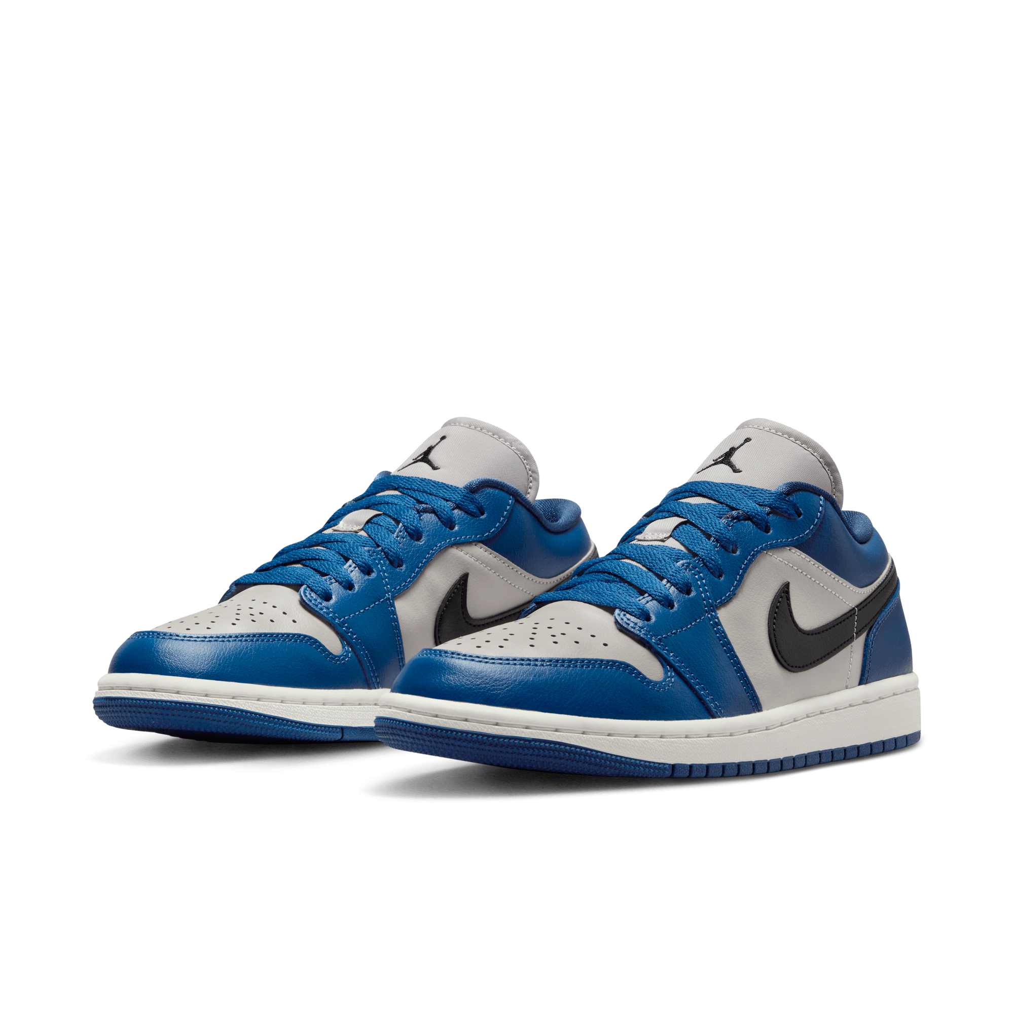 WMNS AIR JORDAN 1 LOW - GREY / BLUE / BLACK