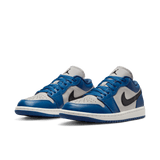 WMNS AIR JORDAN 1 LOW - GREY / BLUE / BLACK