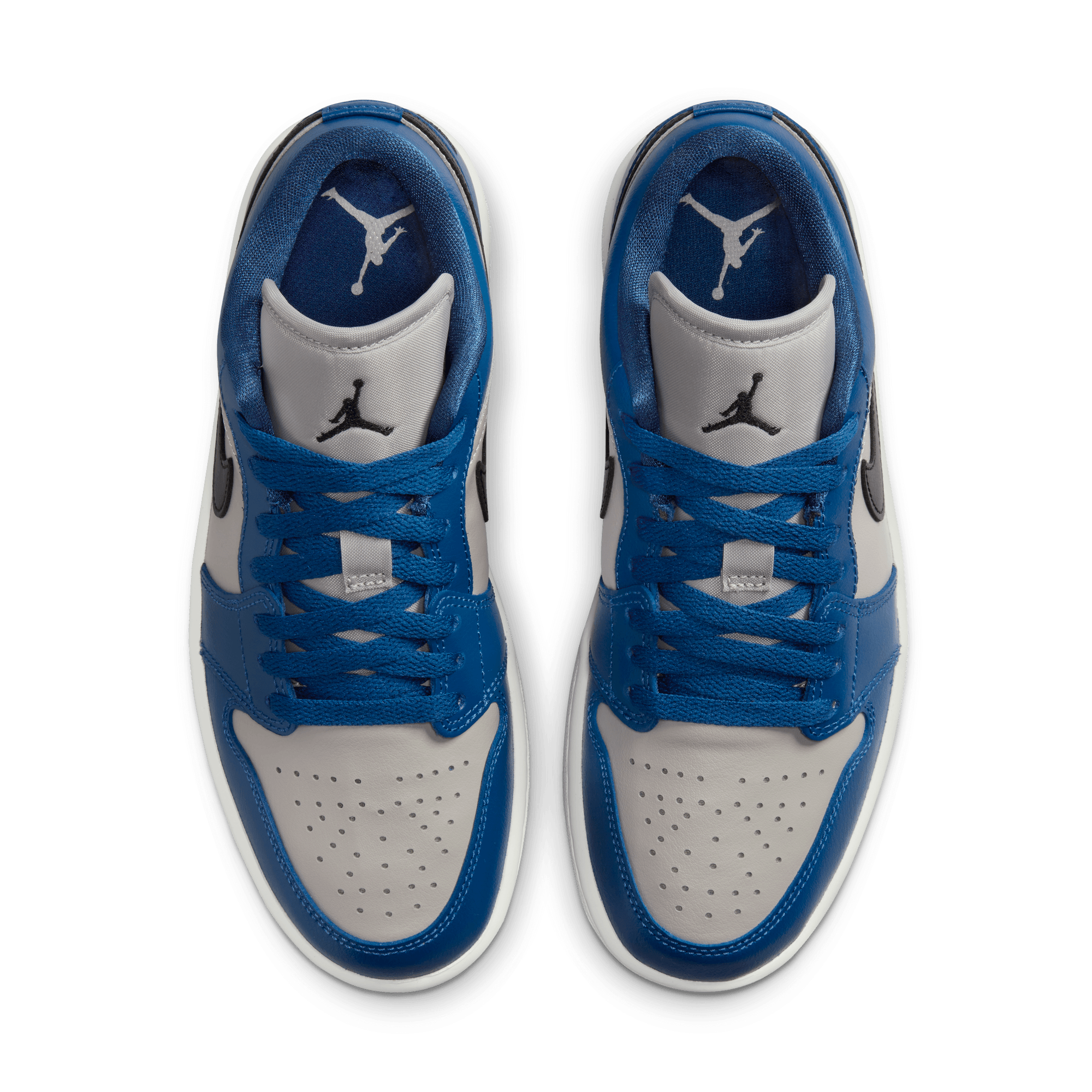 WMNS AIR JORDAN 1 LOW - GREY / BLUE / BLACK