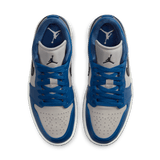 WMNS AIR JORDAN 1 LOW - GREY / BLUE / BLACK
