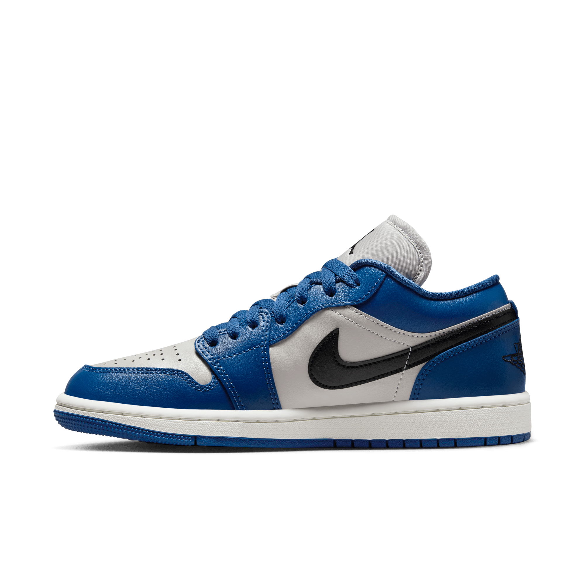 WMNS AIR JORDAN 1 LOW - GREY / BLUE / BLACK