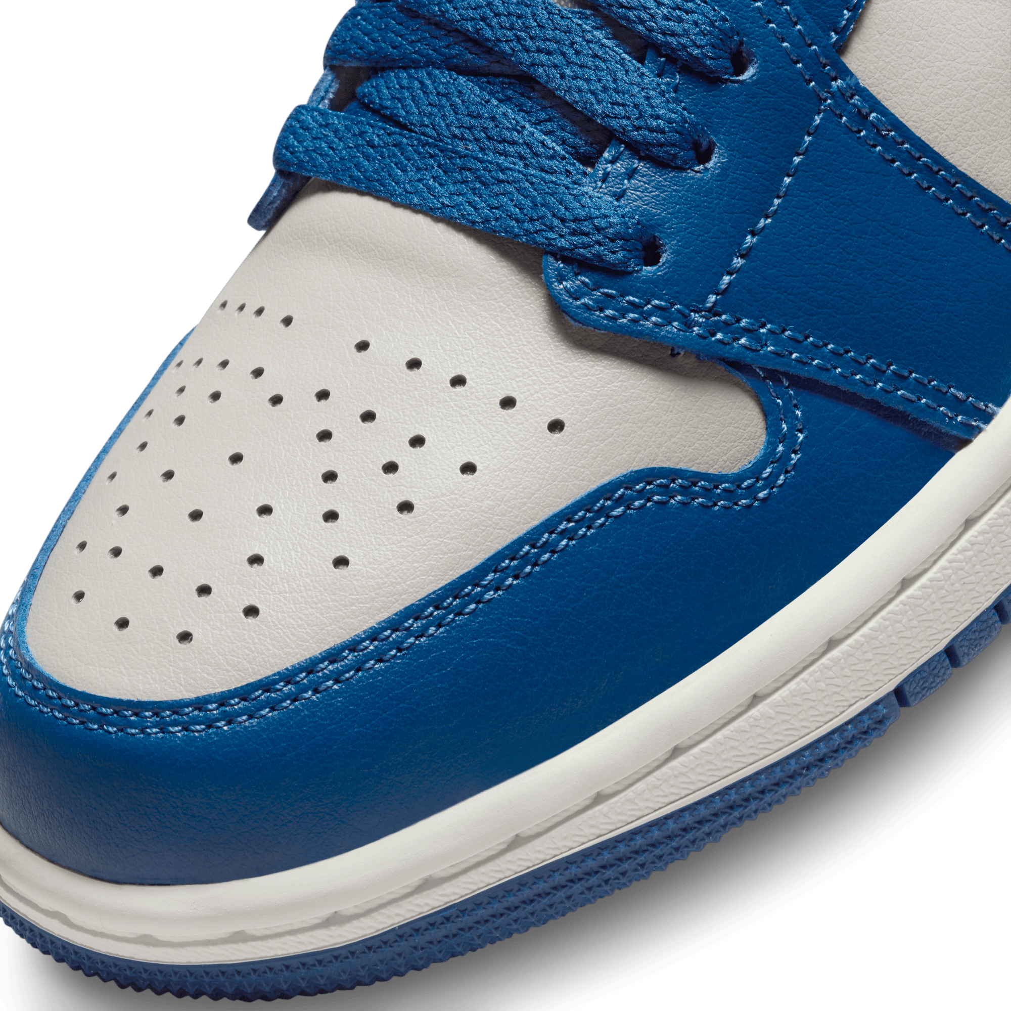 WMNS AIR JORDAN 1 LOW - GREY / BLUE / BLACK