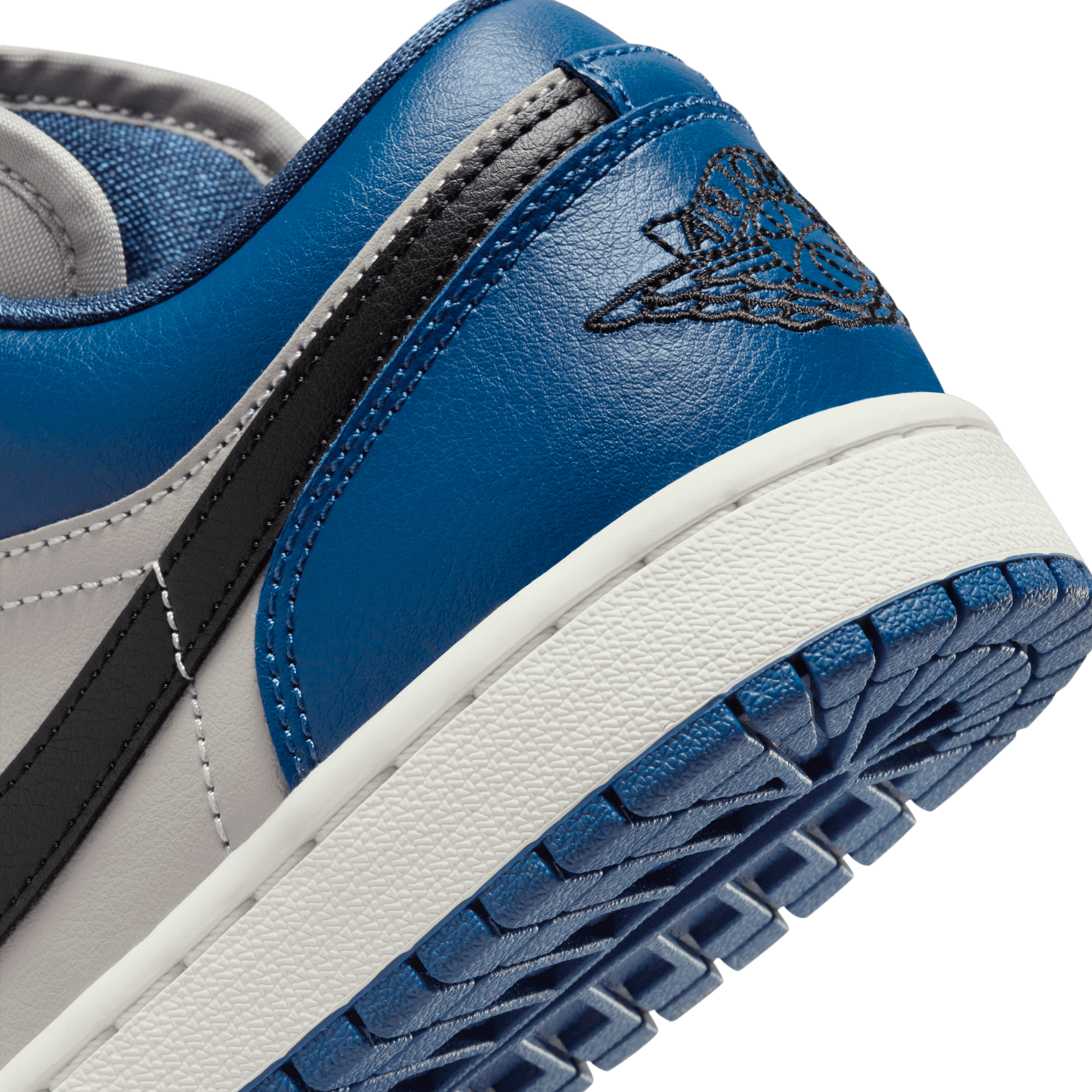 WMNS AIR JORDAN 1 LOW - GREY / BLUE / BLACK