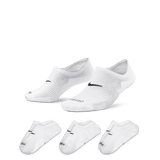 NIKE TRAINING FOOTIE SOCKS 3PACK - WHITE