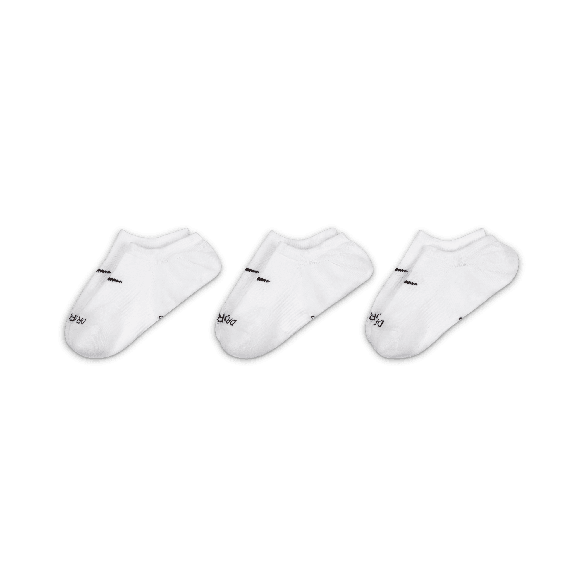 NIKE TRAINING FOOTIE SOCKS 3PACK - WHITE