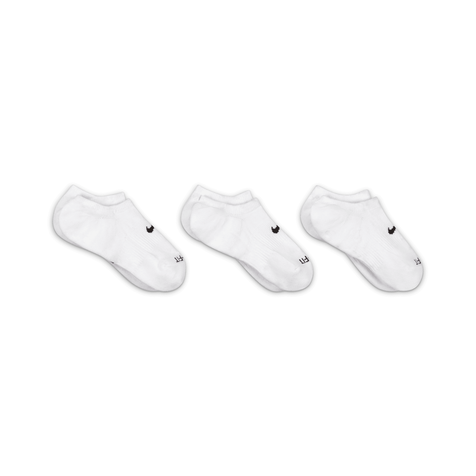 NIKE TRAINING FOOTIE SOCKS 3PACK - WHITE