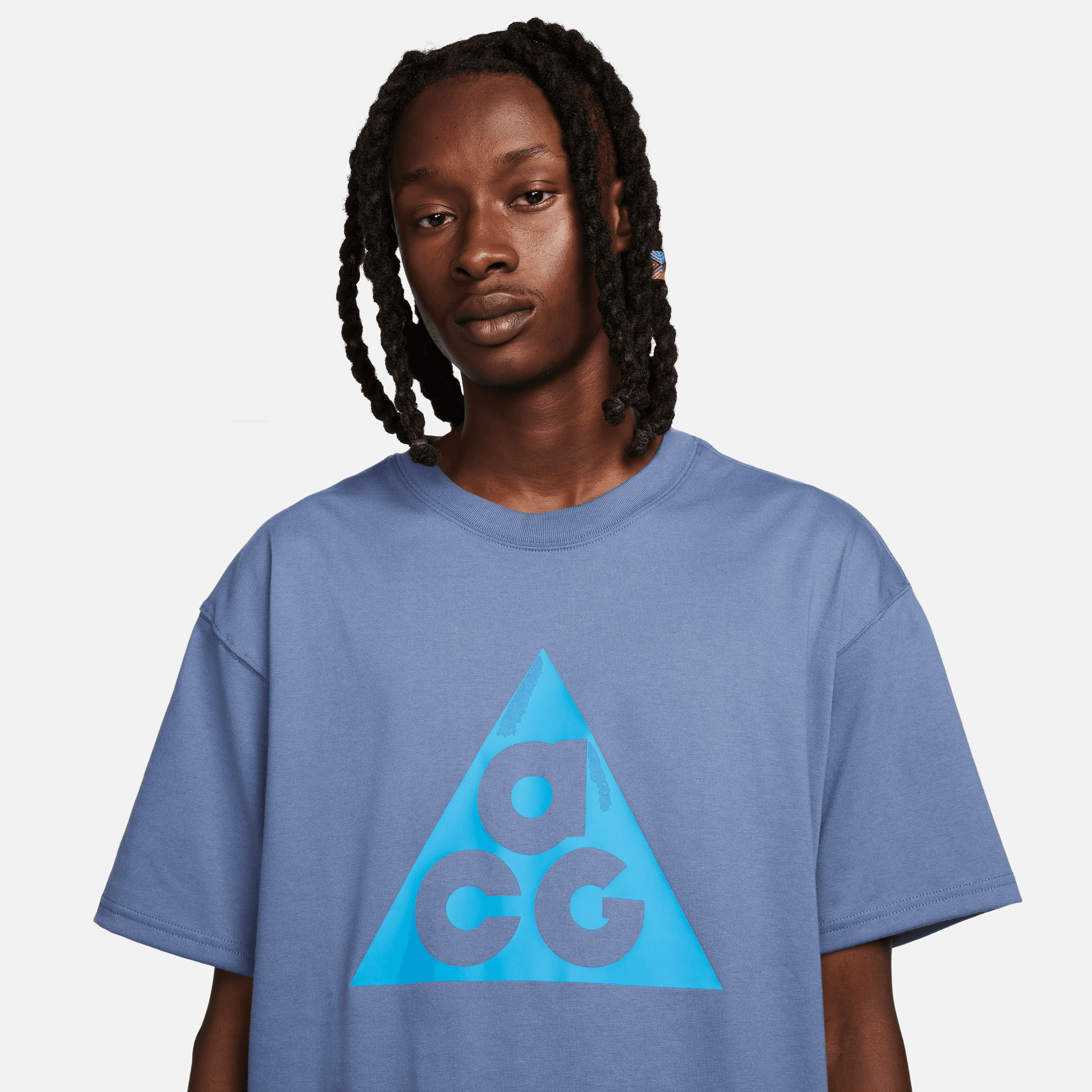 ACG MENS S/S TEE - DIFFUSED BLUE