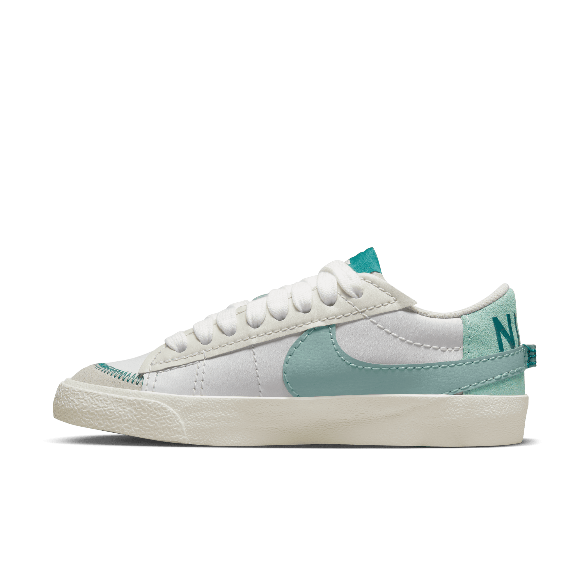 WMNS BLAZER LOW `77 JUMBO - SUMMIT WHITE / TEAL