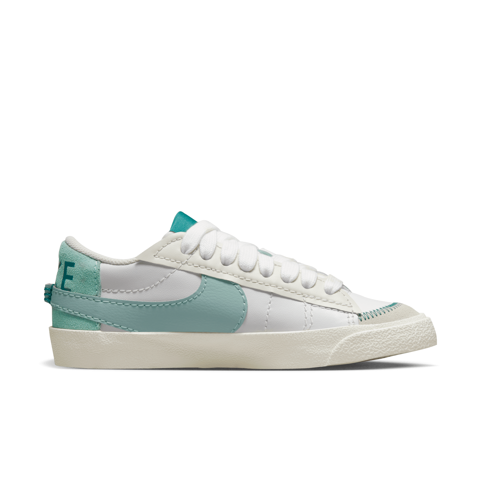 WMNS BLAZER LOW `77 JUMBO - SUMMIT WHITE / TEAL