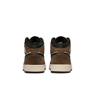 AIR JORDAN 1 MID (GS) - BLACK / PALOMINO
