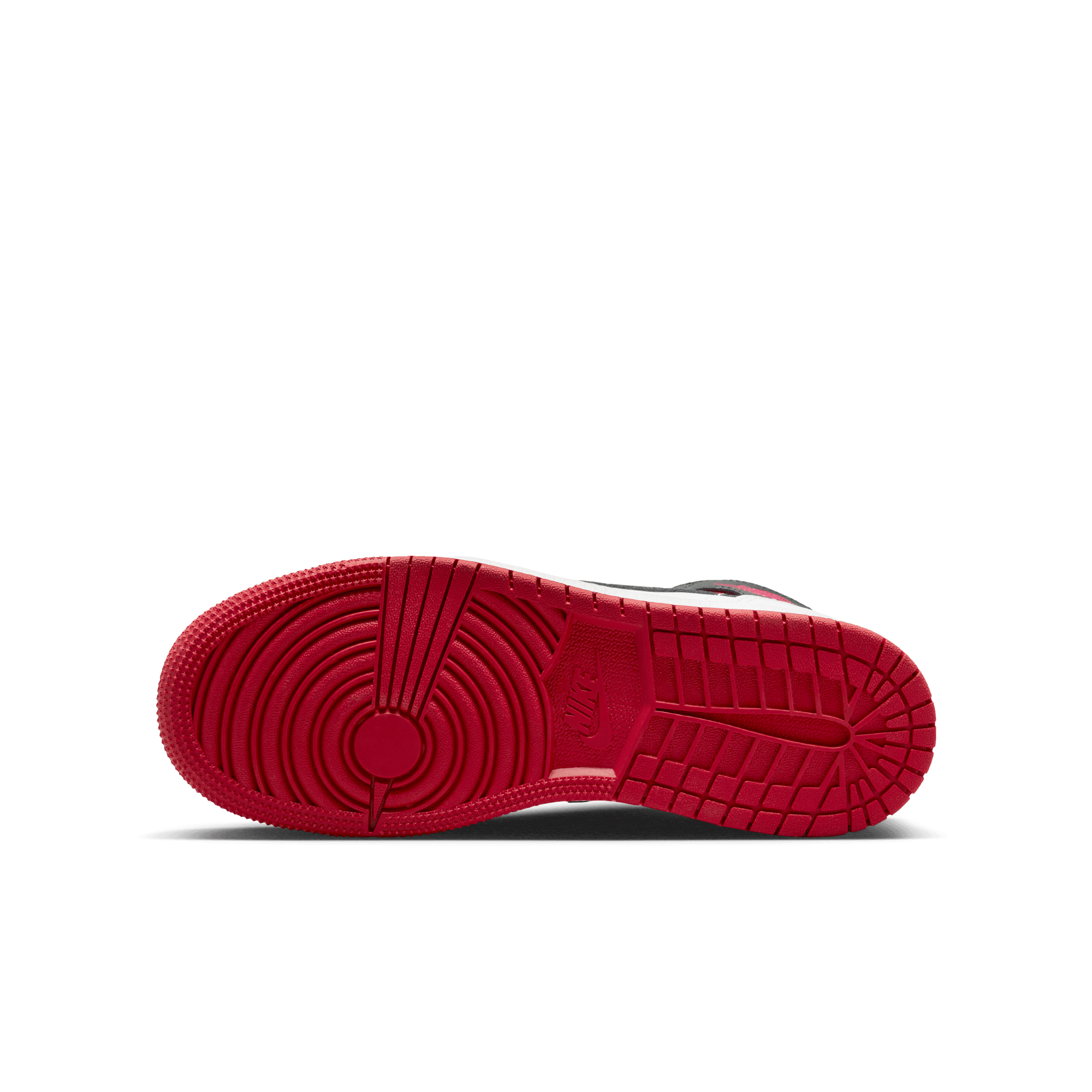 AIR JORDAN 1 MID (GS) - WHITE / GYM RED