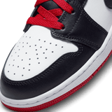 AIR JORDAN 1 MID (GS) - WHITE / GYM RED