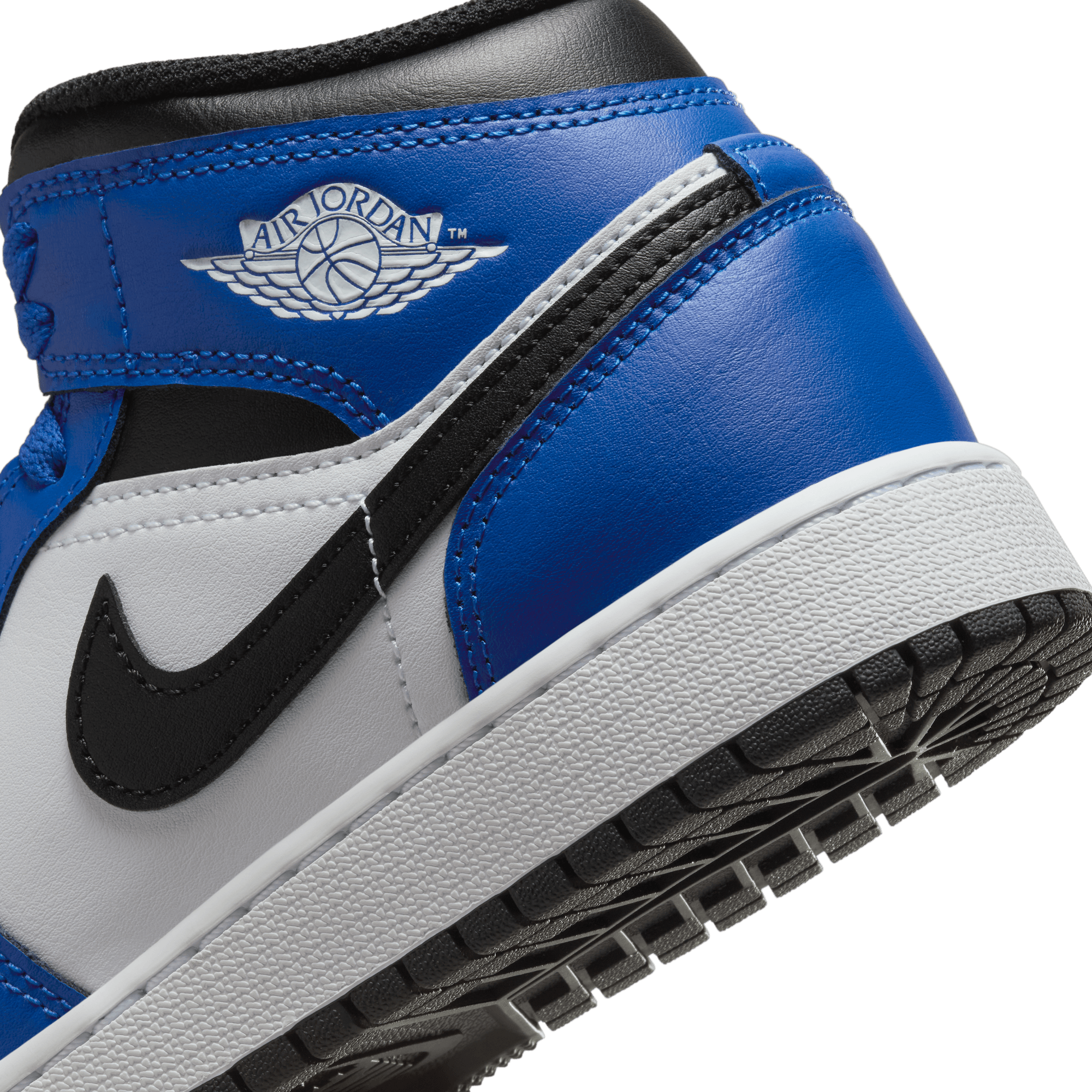AIR JORDAN MID (GS) GAME ROYAL WHITE BLACK