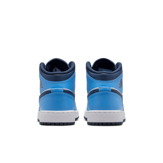AIR JORDAN 1 MID (GS) - UNIVERSITY BLUE / MIDNIGHT NAVY