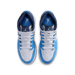 AIR JORDAN 1 MID (GS) - UNIVERSITY BLUE / MIDNIGHT NAVY