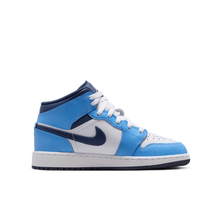 AIR JORDAN 1 MID (GS) - UNIVERSITY BLUE / MIDNIGHT NAVY