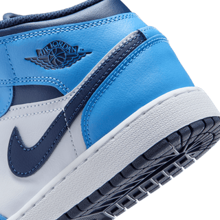 AIR JORDAN 1 MID (GS) - UNIVERSITY BLUE / MIDNIGHT NAVY