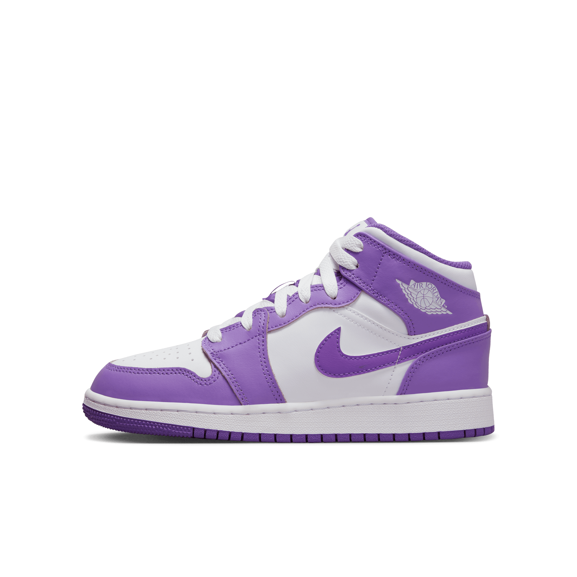 AIR JORDAN 1 MID (GS) "PURPLE VENOM"