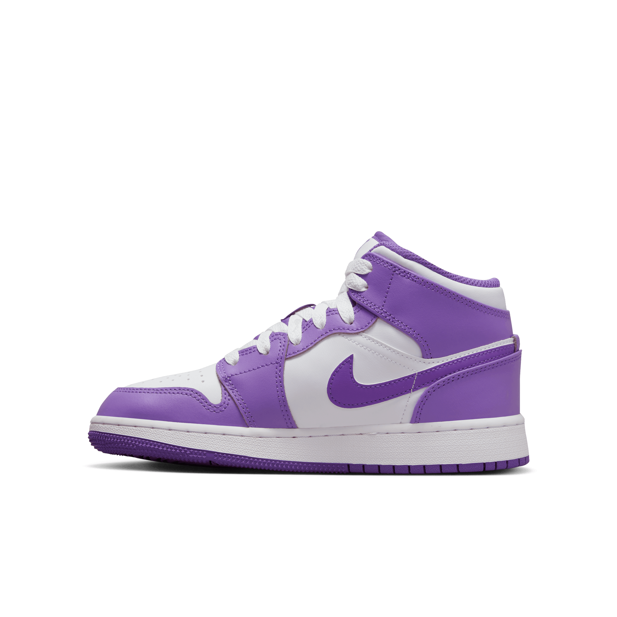 AIR JORDAN 1 MID (GS) "PURPLE VENOM"
