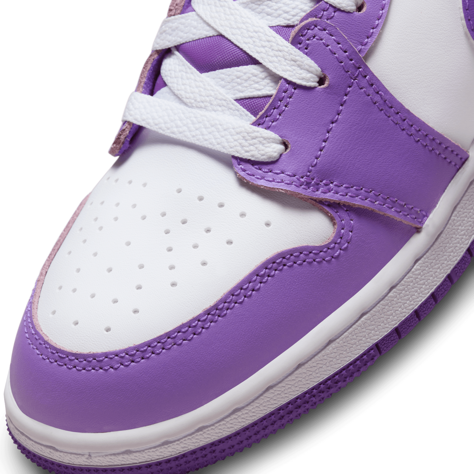 AIR JORDAN 1 MID (GS) "PURPLE VENOM"