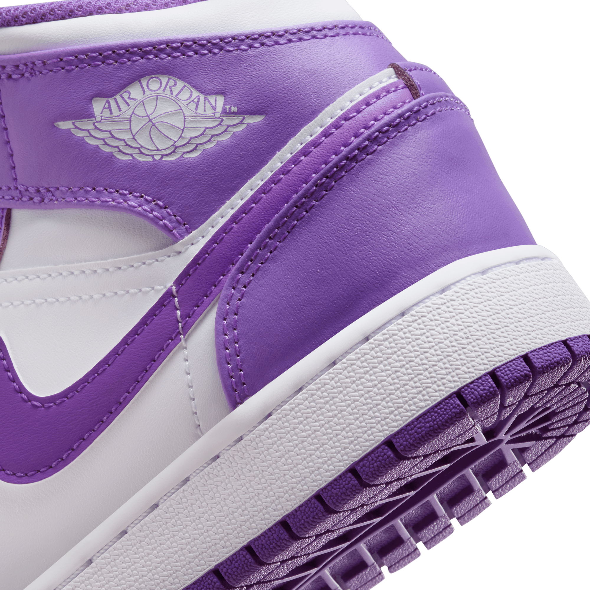 AIR JORDAN 1 MID (GS) "PURPLE VENOM"