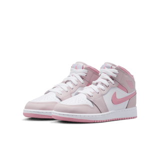 AIR JORDAN 1 MID (GS) - PEARL PINK / MEDIUM SOFT PINK