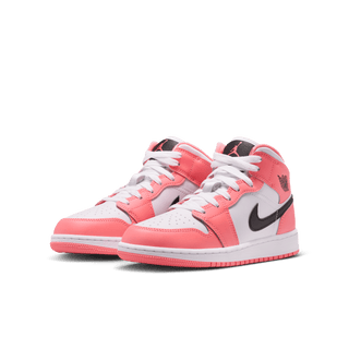AIR JORDAN 1 MID (GS) - PINK GLAZE
