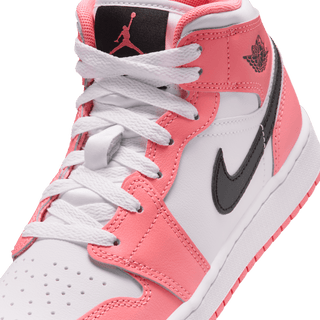 AIR JORDAN 1 MID (GS) - PINK GLAZE