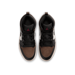 JORDAN 1 MID (PS) - BLACK / PALOMINO