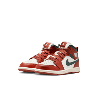 JORDAN 1 MID (PS) - SAIL / MIDNIGHT GREEN / REDSTONE