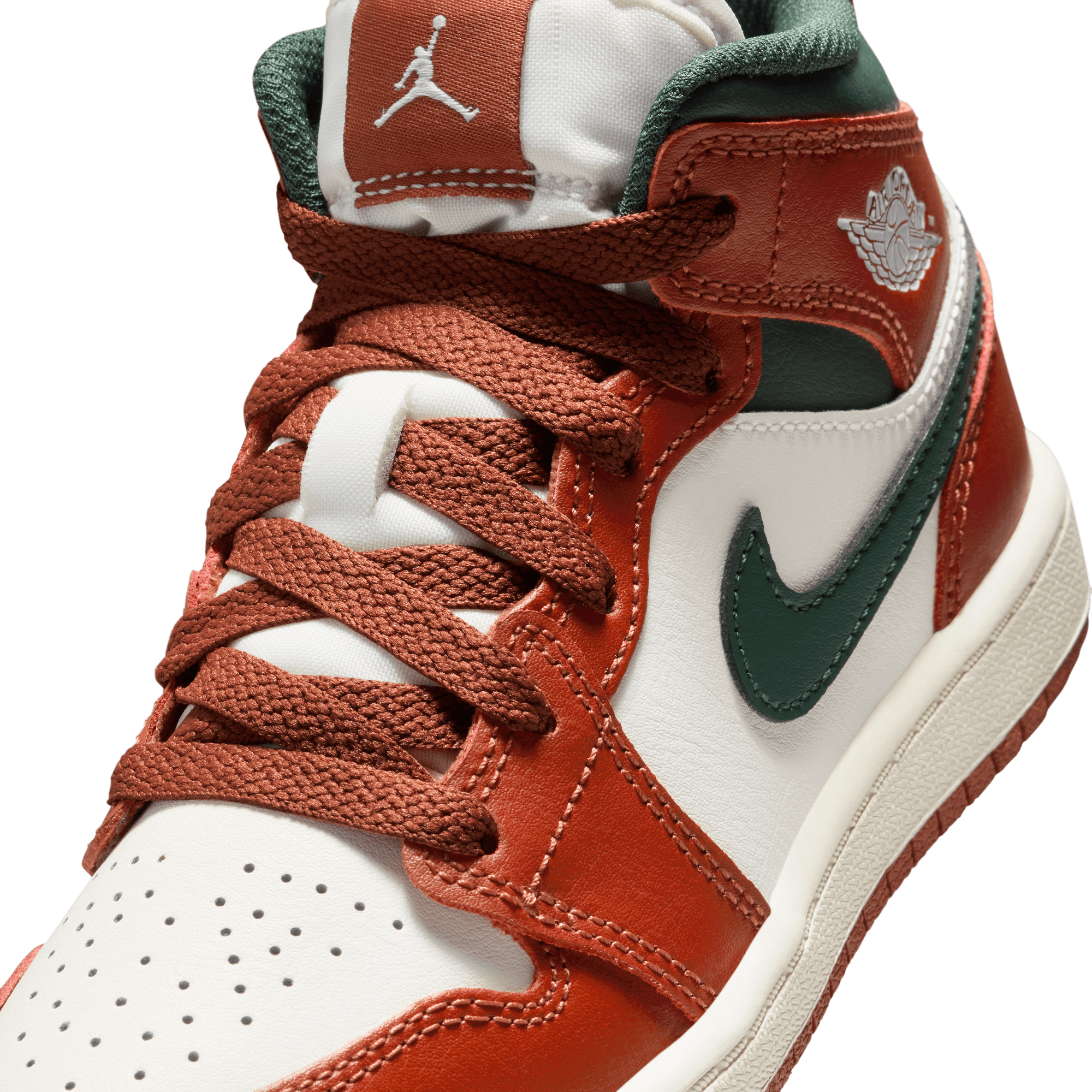 JORDAN 1 MID (PS) - SAIL / MIDNIGHT GREEN / REDSTONE JORDAN 1 MID (PS) - SAIL / MIDNIGHT GREEN / REDSTONE