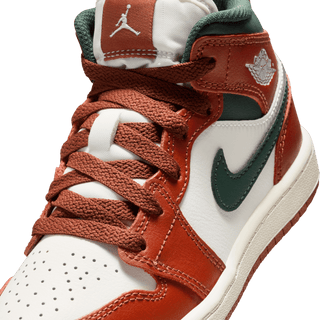 JORDAN 1 MID (PS) - SAIL / MIDNIGHT GREEN / REDSTONE
