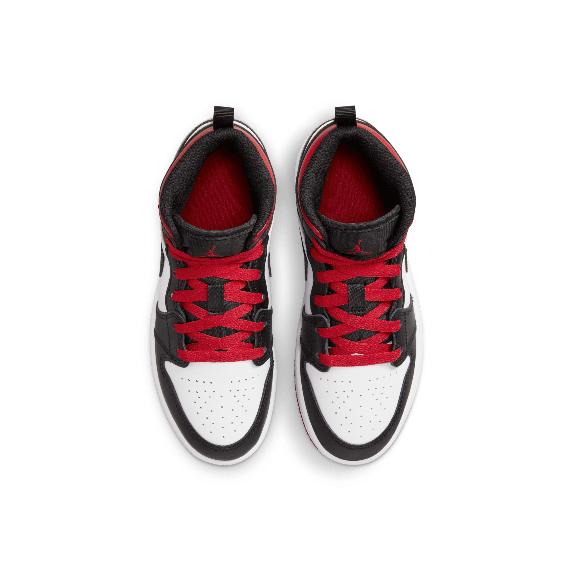 JORDAN 1 MID (PS) - WHITE / BLACK / GYM RED