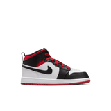 JORDAN 1 MID (PS) - WHITE / BLACK / GYM RED