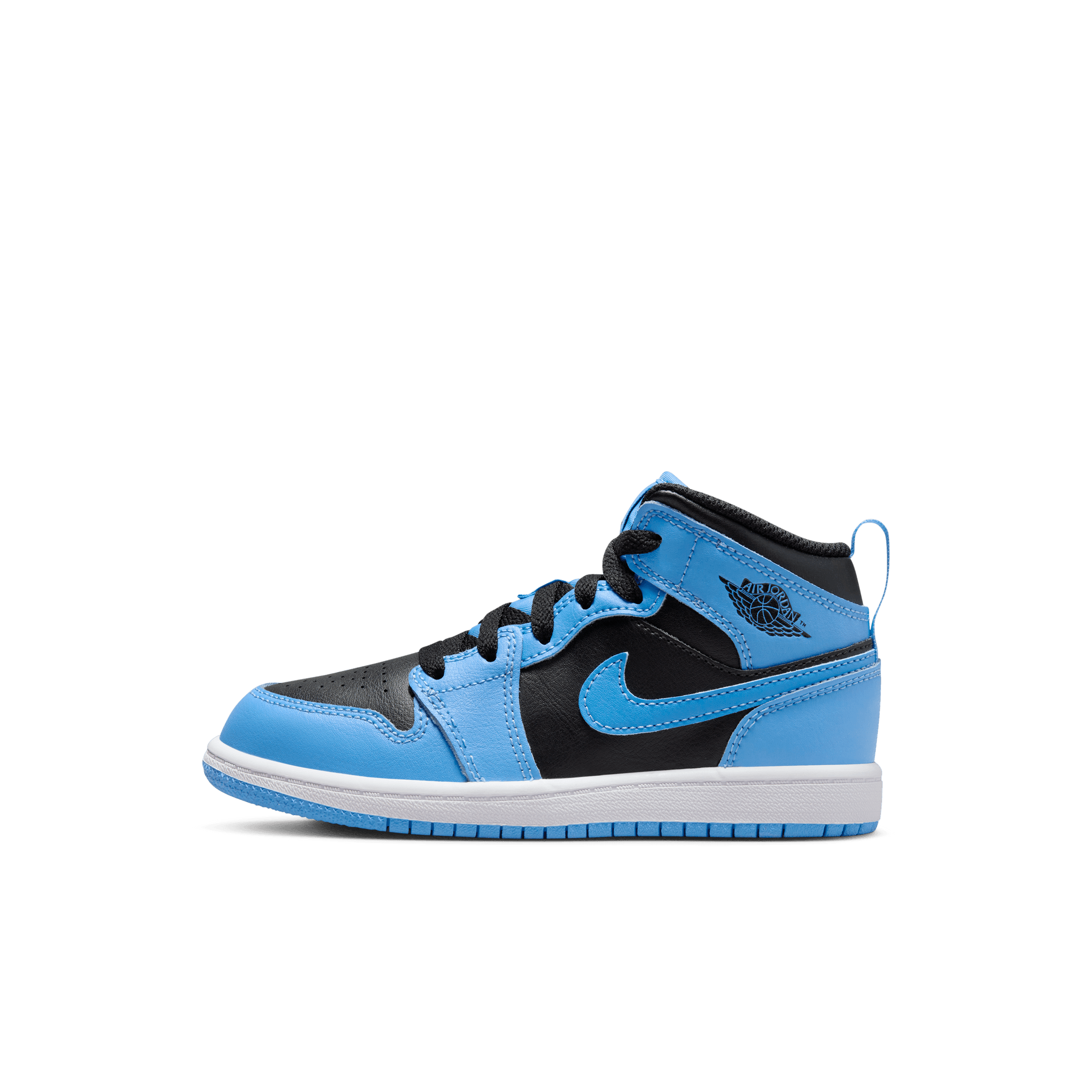 JORDAN 1 MID (PS) - UNIVERSITY BLUE / BLACK