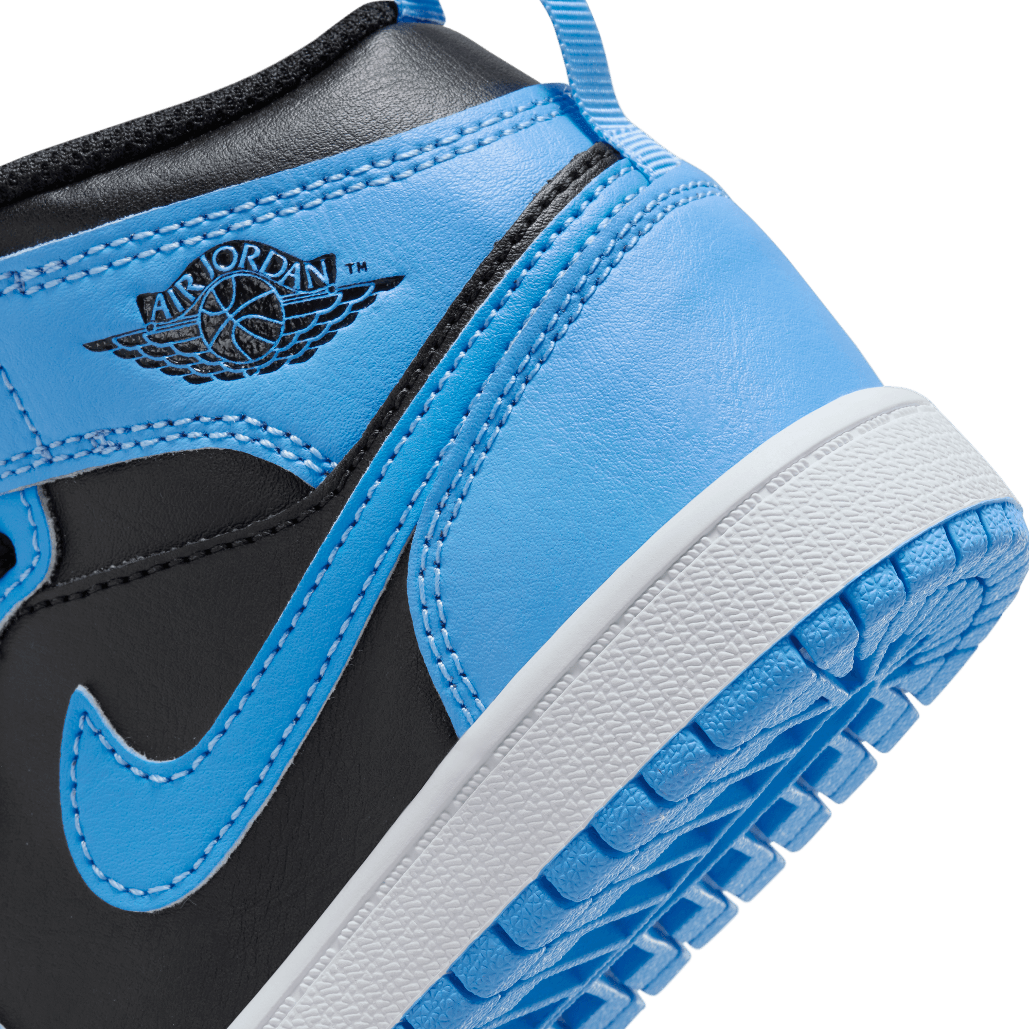 JORDAN 1 MID (PS) - UNIVERSITY BLUE / BLACK