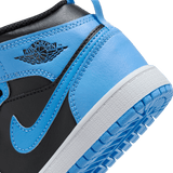JORDAN 1 MID (PS) - UNIVERSITY BLUE / BLACK