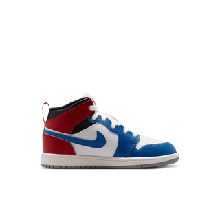 JORDAN 1 MID (PS) - TRUE BLUE / VARSITY RED / SUMMIT WHITE